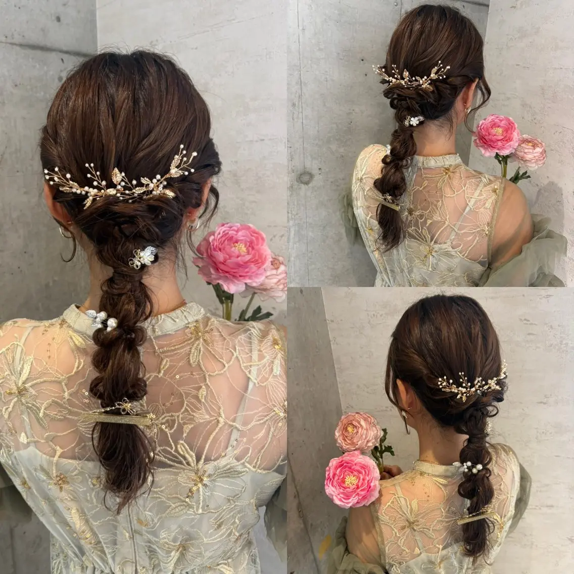 ロング ヘアアレンジ ヘアセット 美髪× ヘアセット✨Araiのヘアスタイル