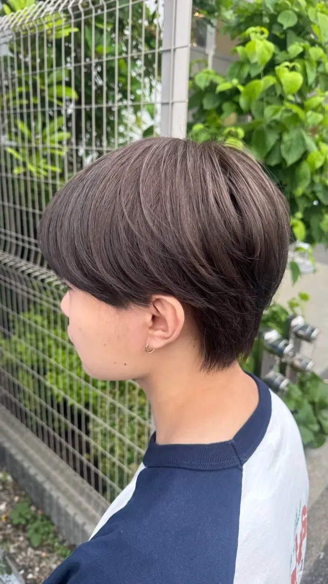 カラー メンズ 艶カラー👾ブリーチ なし暖色👾ユースケのヘアスタイル