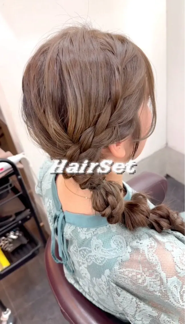 ロング ヘアアレンジ 田子 美波のヘアスタイル