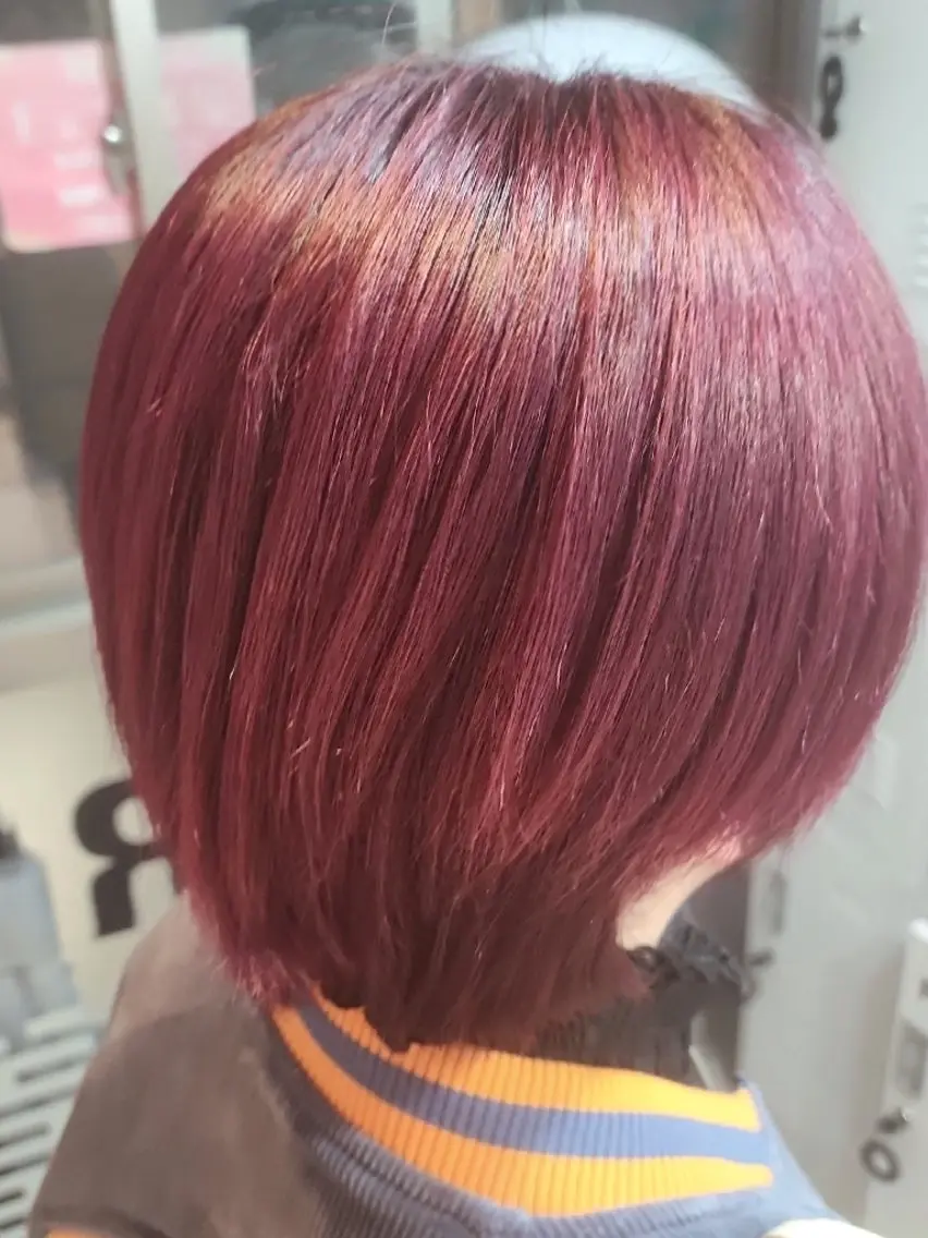 カラー SOURCE 塚口 吉武 宙のヘアスタイル