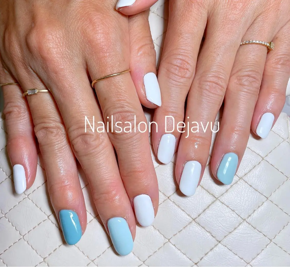 ネイル アートネイル ジェルネイル ワンカラーネイル ハンドネイル Nail salon Dejavu 🌿のネイルデザイン