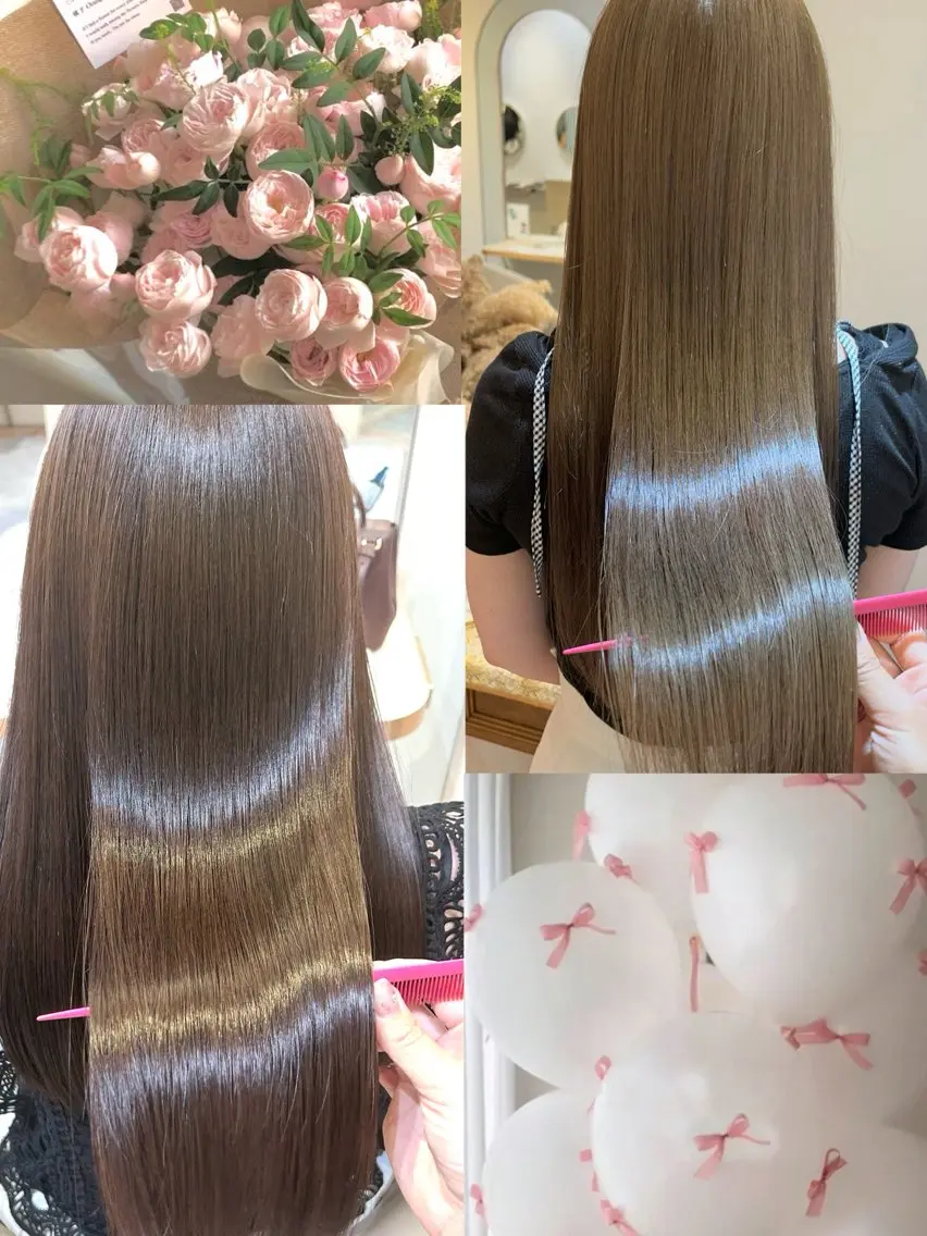 ✨透明感カラー✨【プレックス剤付】の写真