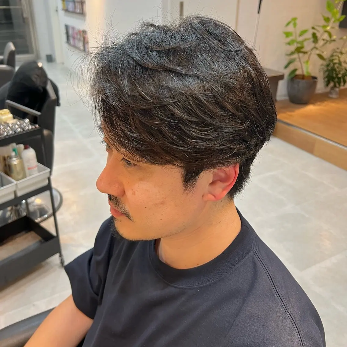 【メンズ】似合わせカット+ナチュラルパーマ✨の写真