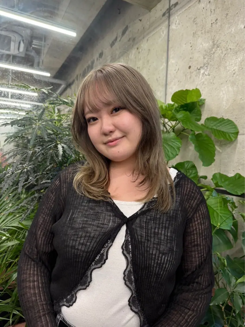 セミロング 【ハッシュレイヤー 】🌷NATSUKIのヘアスタイル