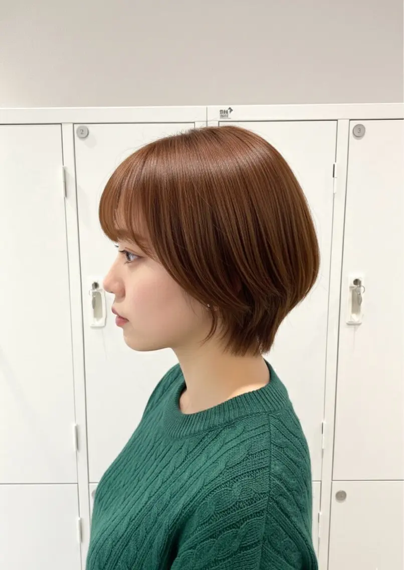 🌱似合わせカット➕✨️艶髪・透明感カラー➕🌸スタンダードトリートメント【髪質改善Tr/バイカルテ】の写真