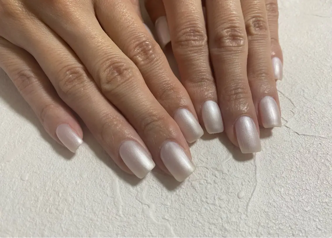 ネイル オーロラネイル フットネイル フレンチネイル ジェルネイル 韓国ネイル ハンドネイル kiki nail たまプラーザのネイルデザイン