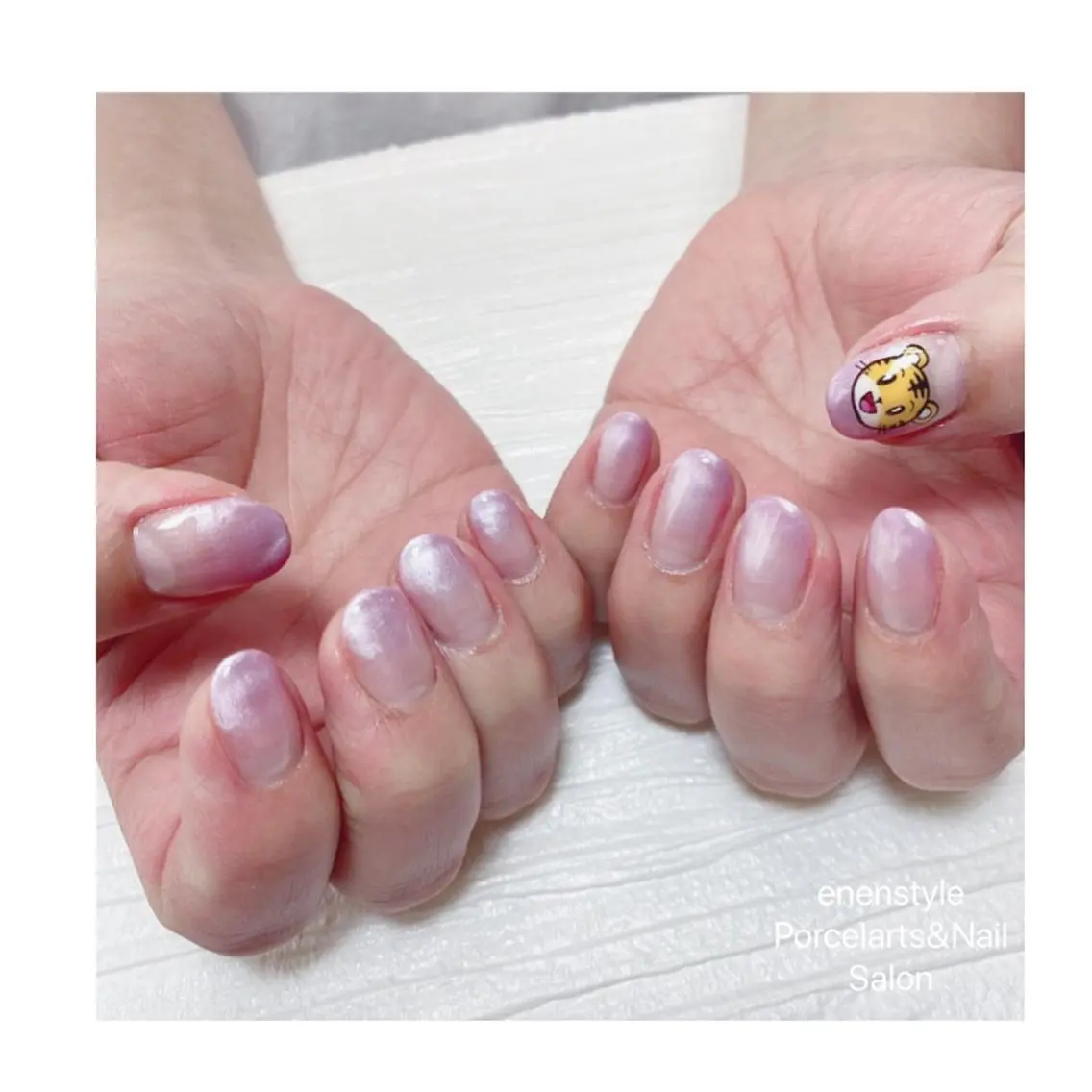 ショート ハンドネイル 🐾enen style 🐾のネイルデザイン