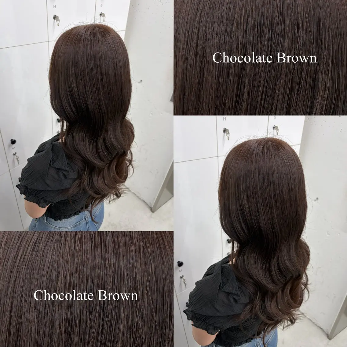 ミディアム カラー ブラウンカラー ショコラブラウン チョコレートブラウン ダークブラウン ナチュラルブラウン ヘアカラー 🍊あすか🍊 JILLSTUDIOのヘアスタイル