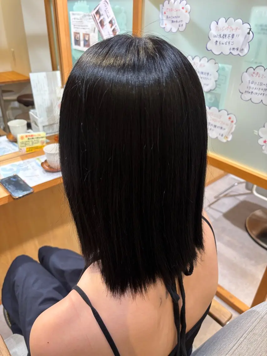 【🫧6月限定特別価格🫧】トーンダウンカラー🖤⛓（黒染めになります）の写真