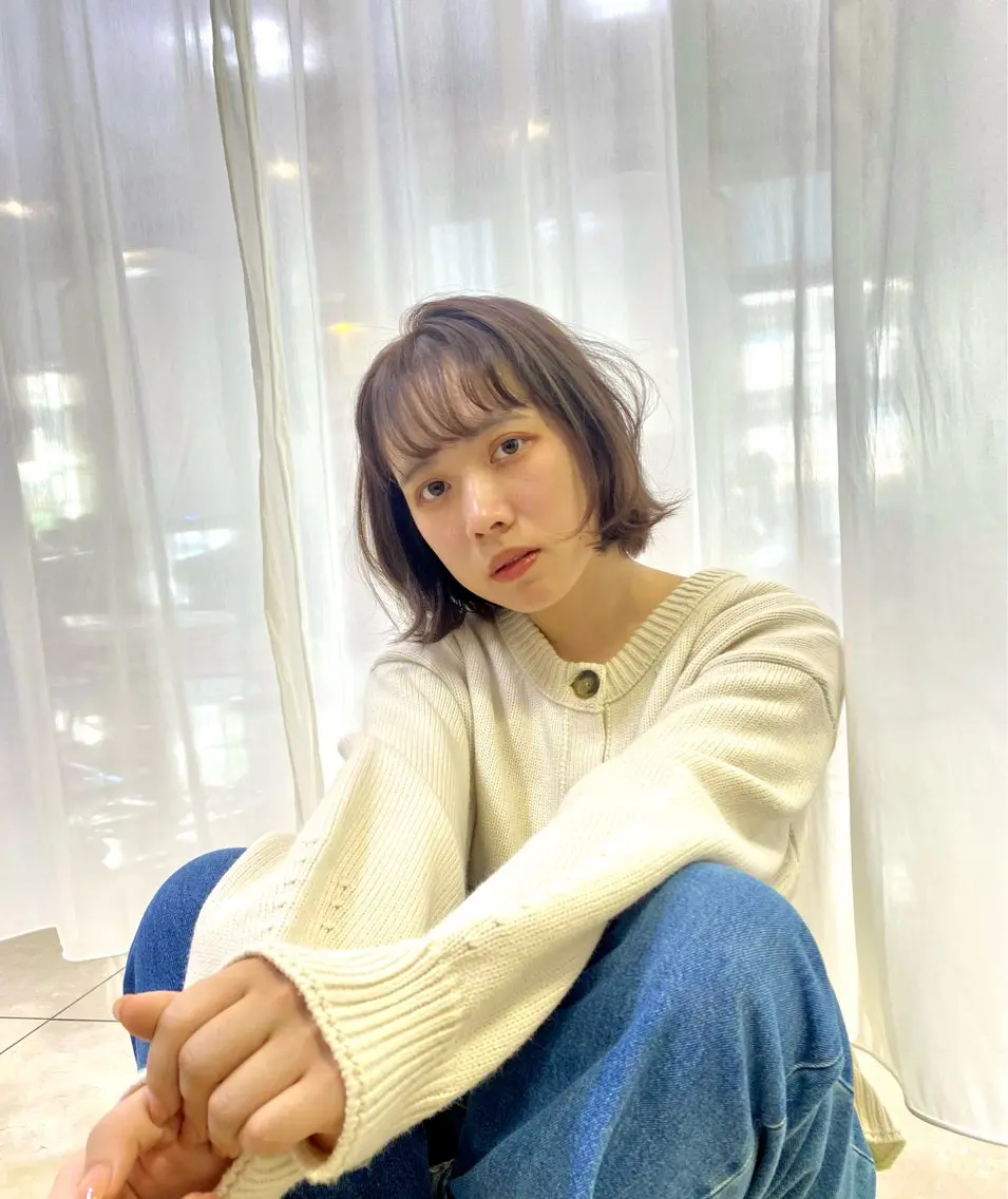 ショート カラー ヘアカラー emu🤍𐙚 Miyuのヘアスタイル