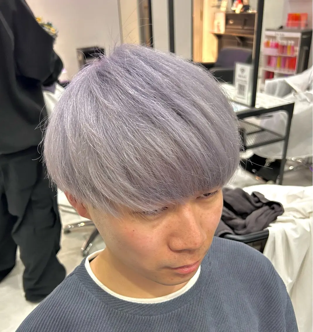 ショート カラー パーマ ヘアアレンジ メンズ カット ヘアカラー トリートメント 🔥メンズパーマ 特化 渡辺一翔のヘアスタイル