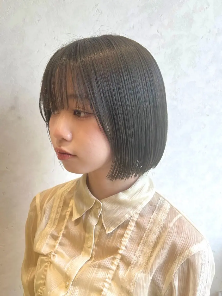 ショート ボブ／ストレート🎀 harukaのヘアスタイル