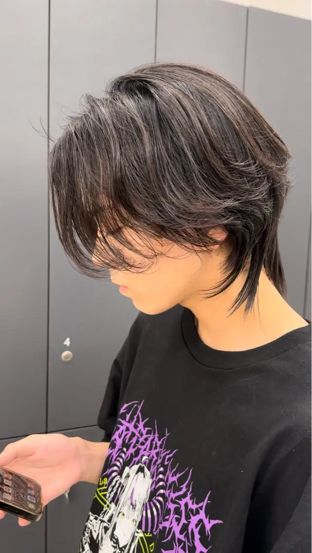 🔥【動き×立体感】カット+ハイライト+パーマ+髪質改善トリートメント(aujua)✨の写真