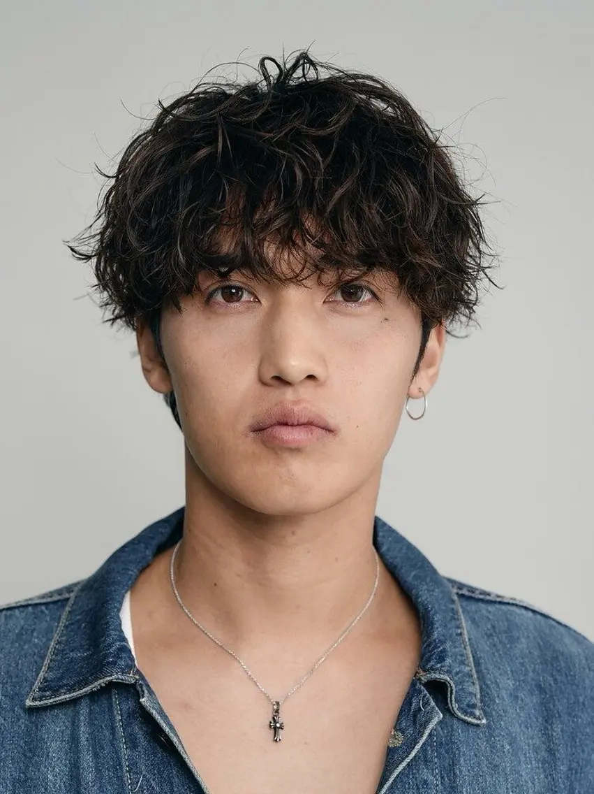 パーマ メンズ カット パーマ fifth 小尾 優然のヘアスタイル