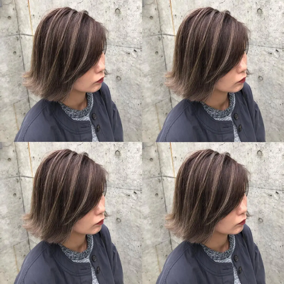 ショート カラー ヘアアレンジ メンズ キッズ 💟Chloe原宿店 🩶ハイトーンのヘアスタイル