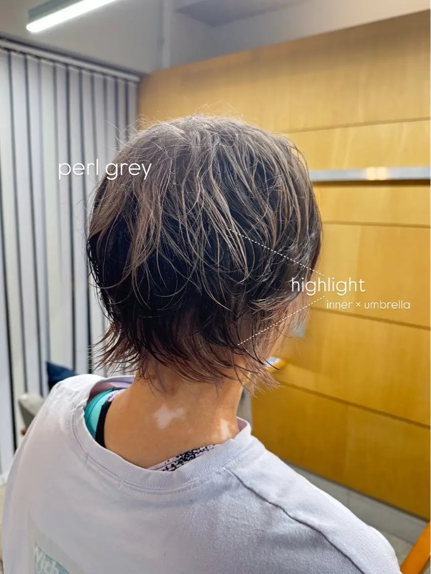 ショート ヘアカラー Cipre にちかのヘアスタイル