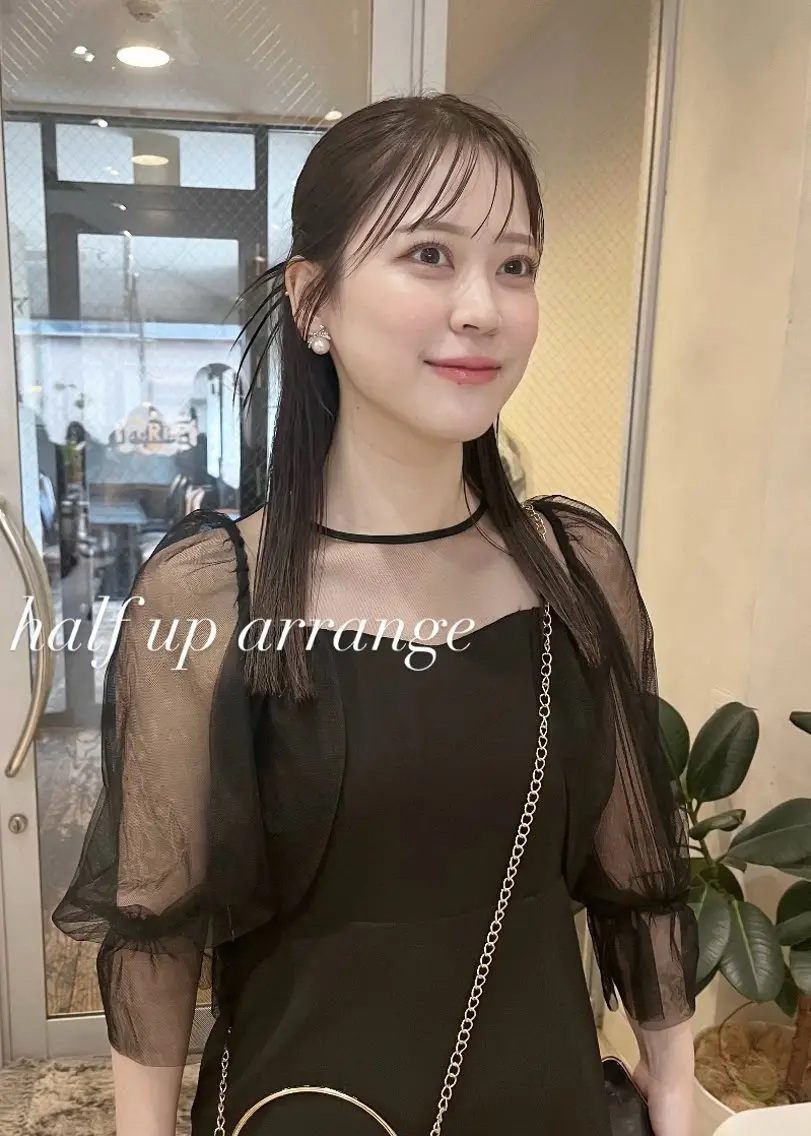 セミロング カラー nakahara madokaのヘアスタイル