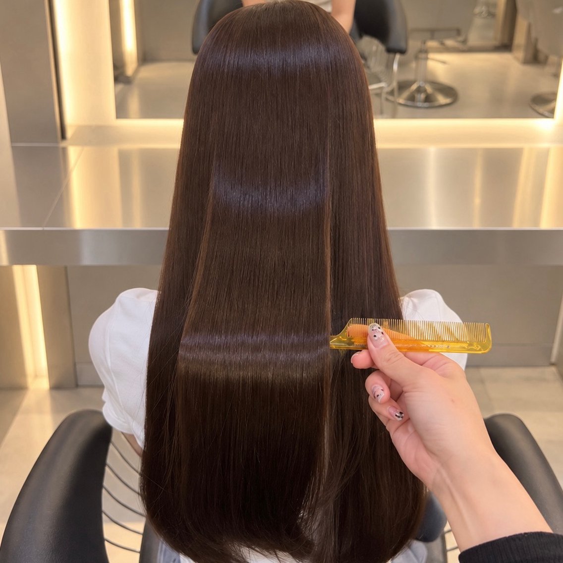 セミロング 髪質改善 レイヤー🪽髪質改善 🍥amikaのヘアスタイル