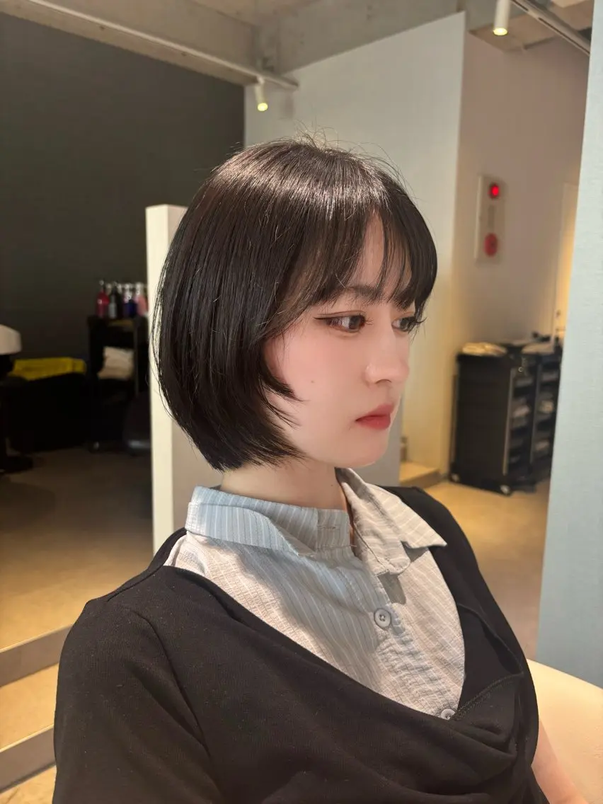 ショート 顔周りカット レイヤーカット ショートヘア カット 🌸SAORI ボブ/ショート🌸のヘアスタイル