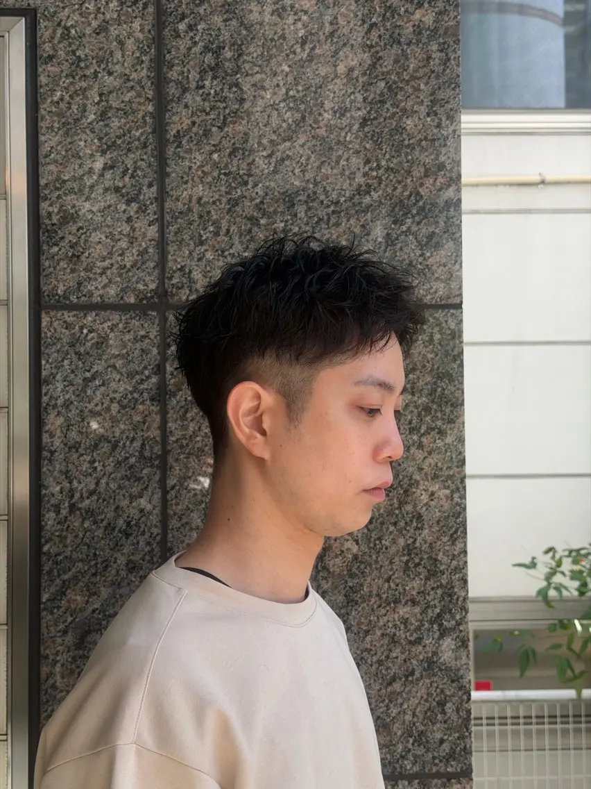メンズ 帖佐 明浩のヘアスタイル