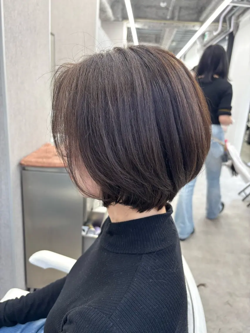 ショート ショートボブ ボブ ハイライト ショートヘア カット ヘアカラー 関山浩平ショート /ボブ/ヘアセットのヘアスタイル