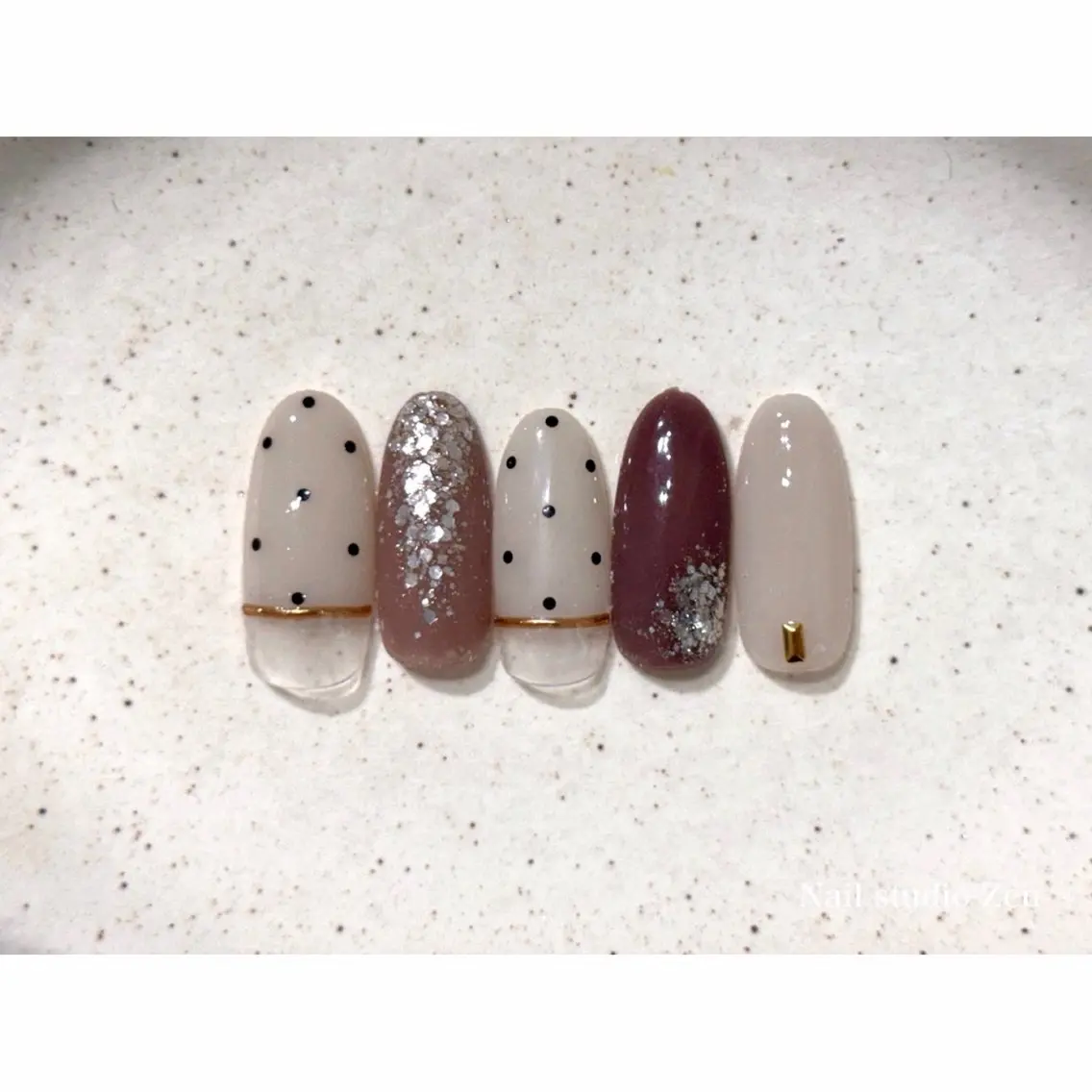 ネイル ハンドネイル NailStudio Zen🦇akaneのネイルデザイン