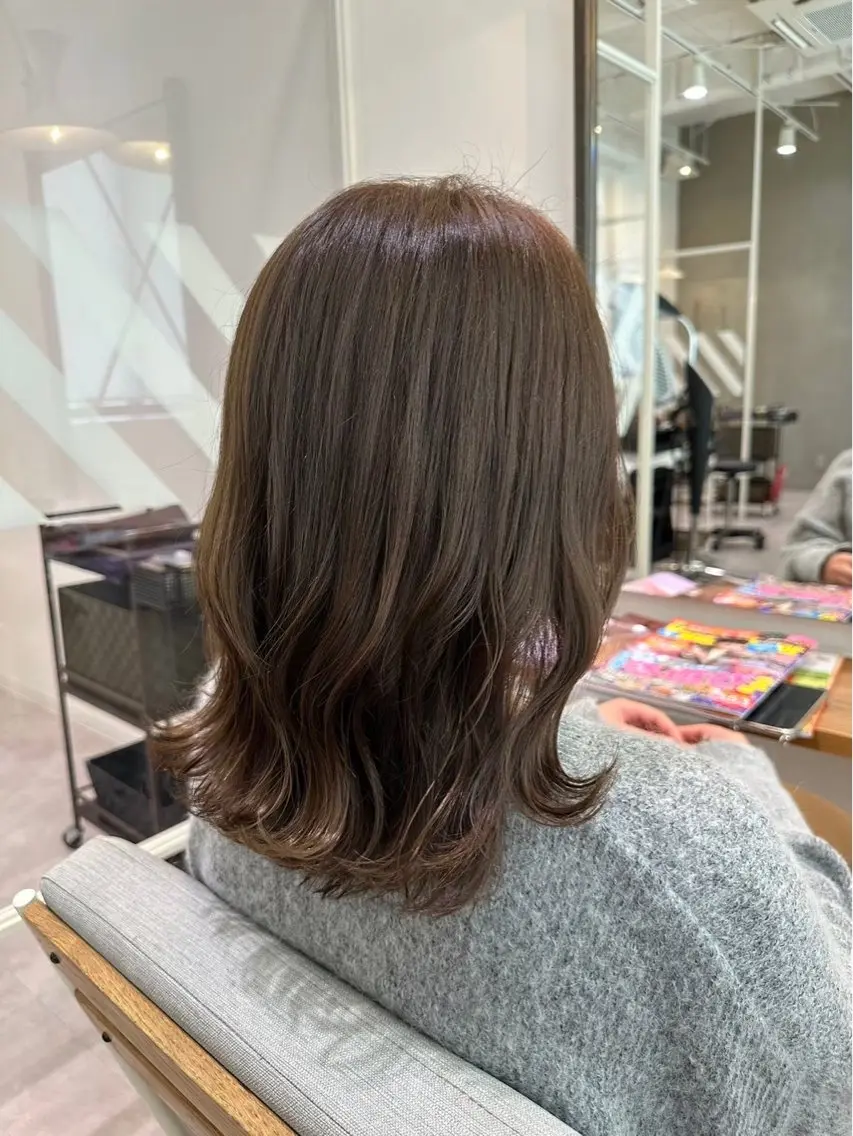 ミディアム Rosierbleu /和泉市/大工のヘアスタイル