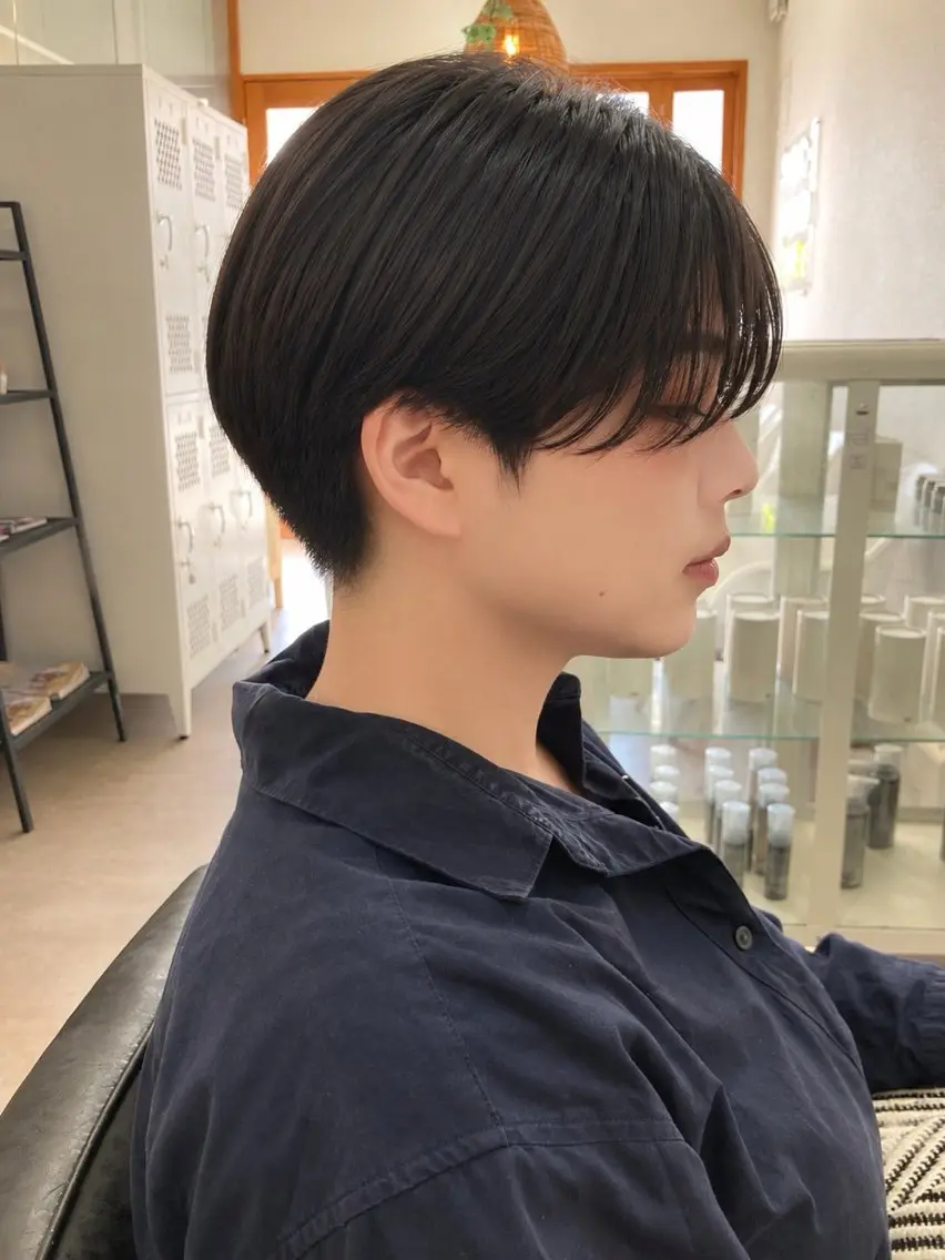 ショート ハンサムショート ショートヘア カット ヘッドスパ 松谷 遼のヘアスタイル