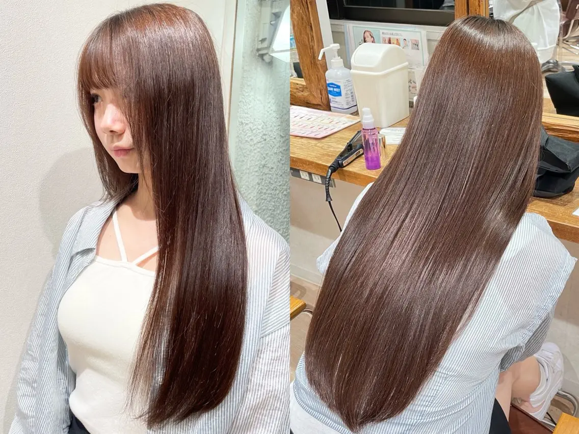 ロング カラー コトミ【メンズ】 【曲がる縮毛矯正】のヘアスタイル
