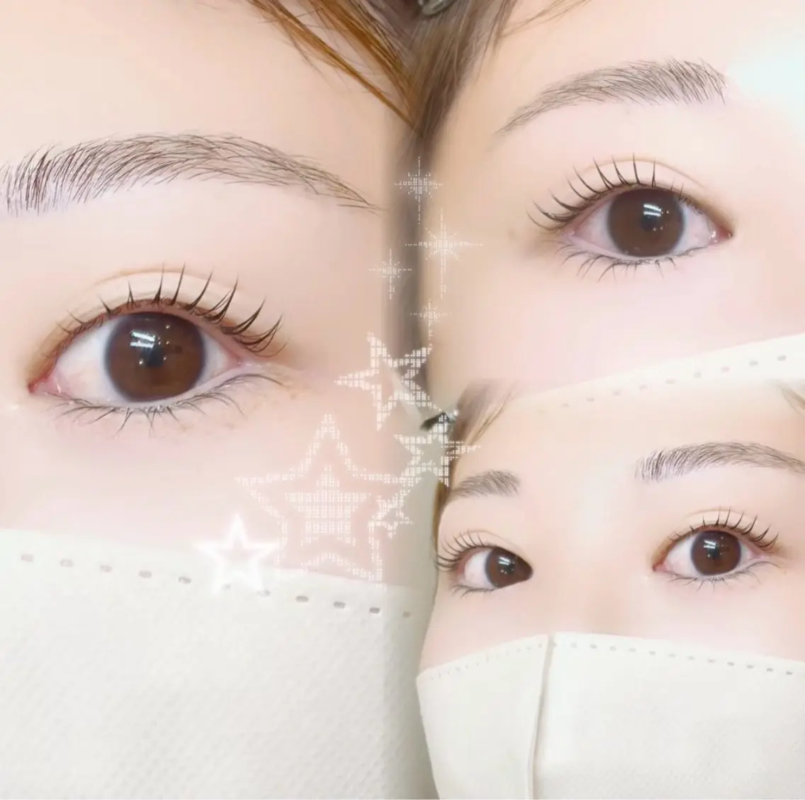 上下まつ毛パーマの写真