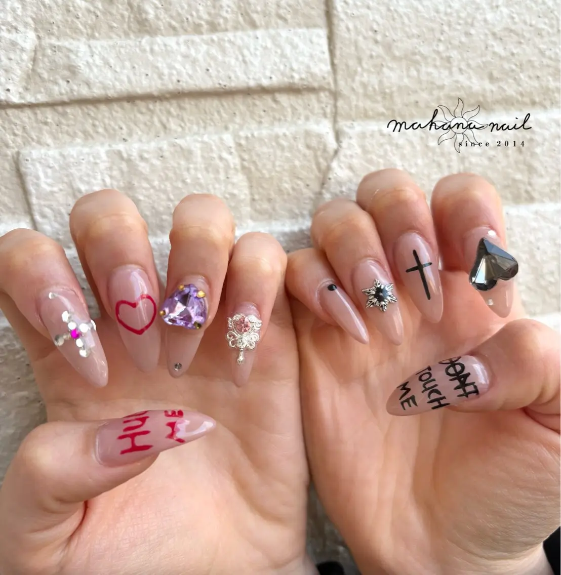 ネイル 長さ出し mahana nailのネイルデザイン