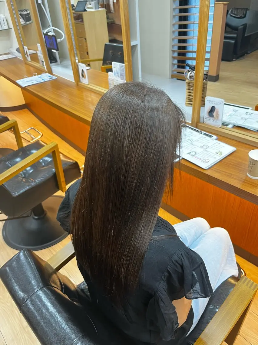 ロング カラー 本田 誠也のヘアスタイル