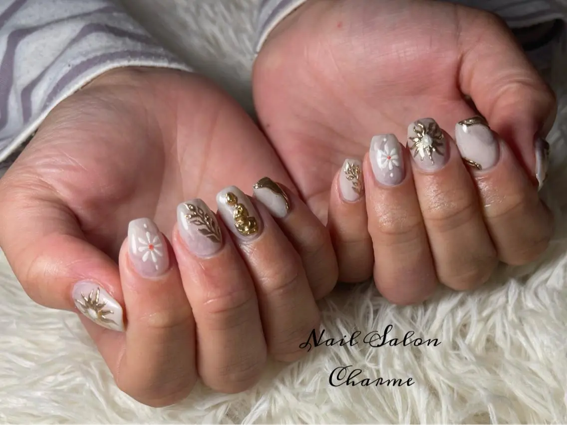 ネイル ハンドネイル NailSalon Charmeのネイルデザイン