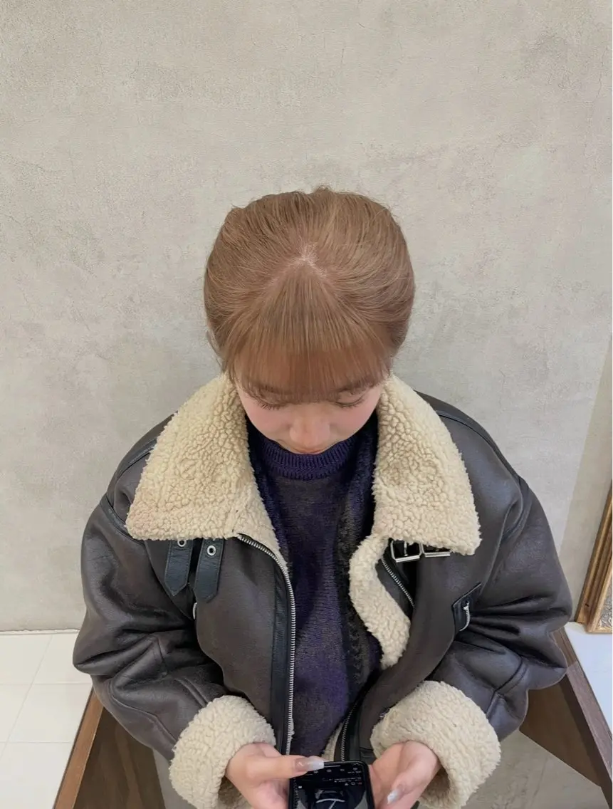 ロング レイヤーカット・水素 松井山手　齊藤　興のヘアスタイル
