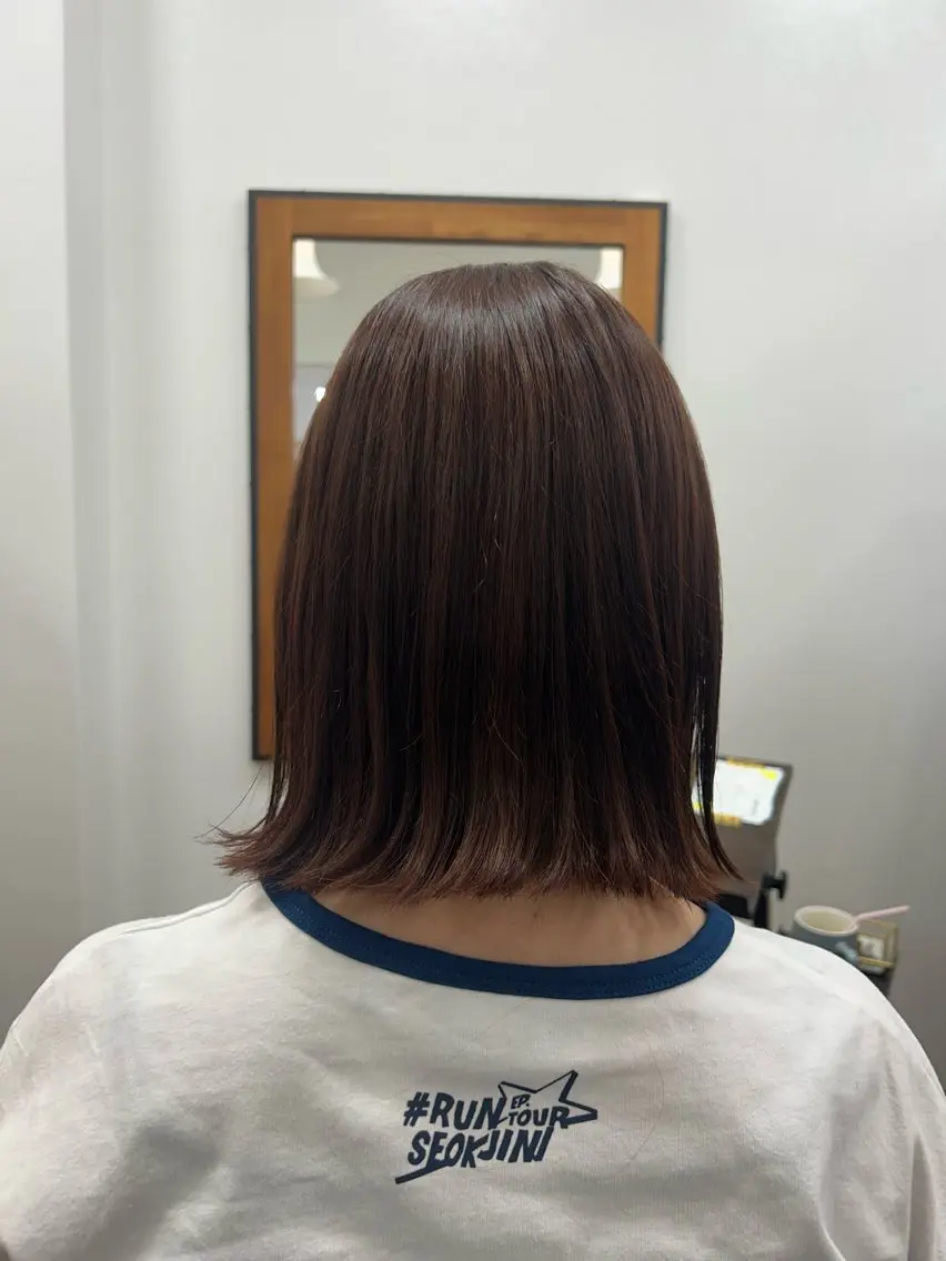 ミディアム ヘアカラー トリートメント YUIMARL SUZUKAのヘアスタイル