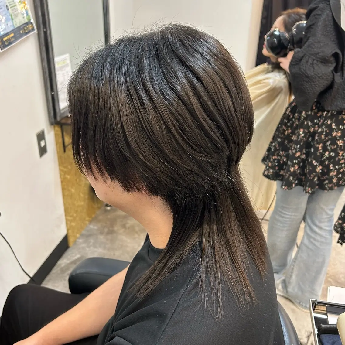 【🌟無料🌟】ミディアムスタイル(ウルフ)のメンズカット🐺✂️の写真