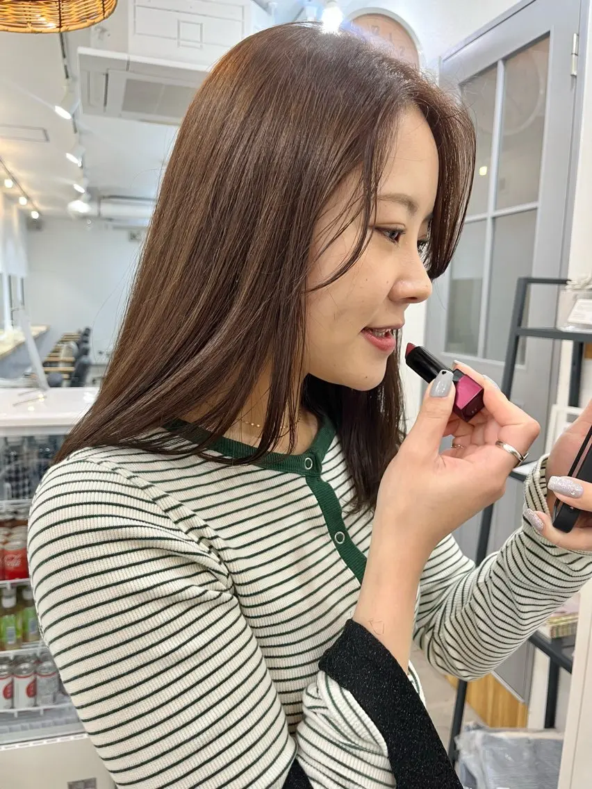セミロング カラー カット ヘアカラー トリートメント 🌼sunc HINAMI🌼のヘアスタイル