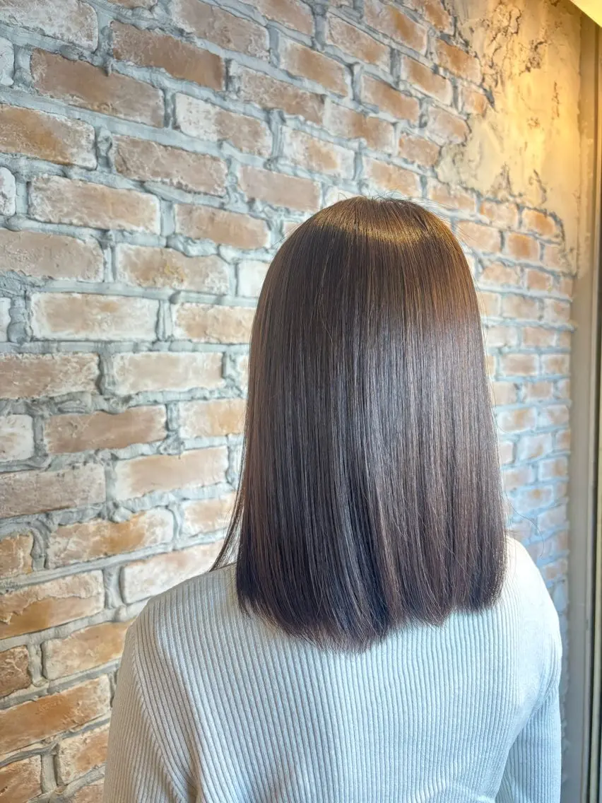 ミディアム カラー 透明感カラー グレージュ 外国人風カラー カット ヘアカラー Ayu /あゆのヘアスタイル