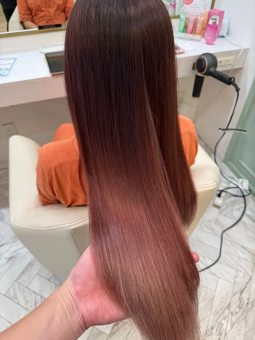 ロング カラー Shun 透明感カラ ー/似合わせカットのヘアスタイル