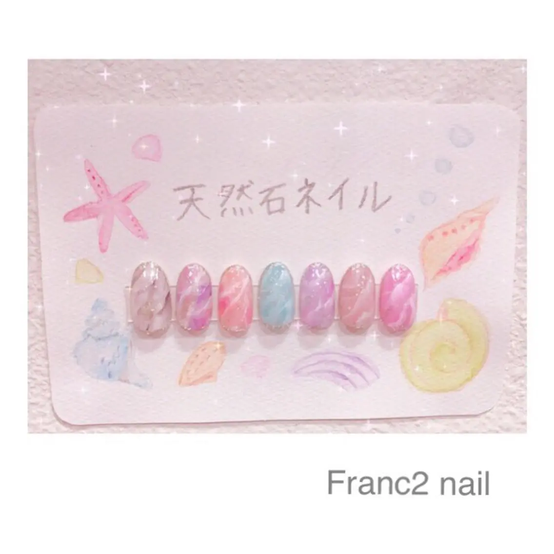 ネイル 玉造、森ノ宮 fran2 nailのネイルデザイン