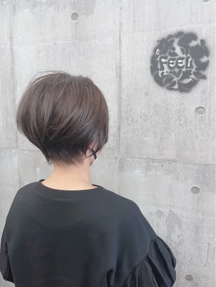 ショート くびれヘア ショートヘア 河野 有吾のヘアスタイル