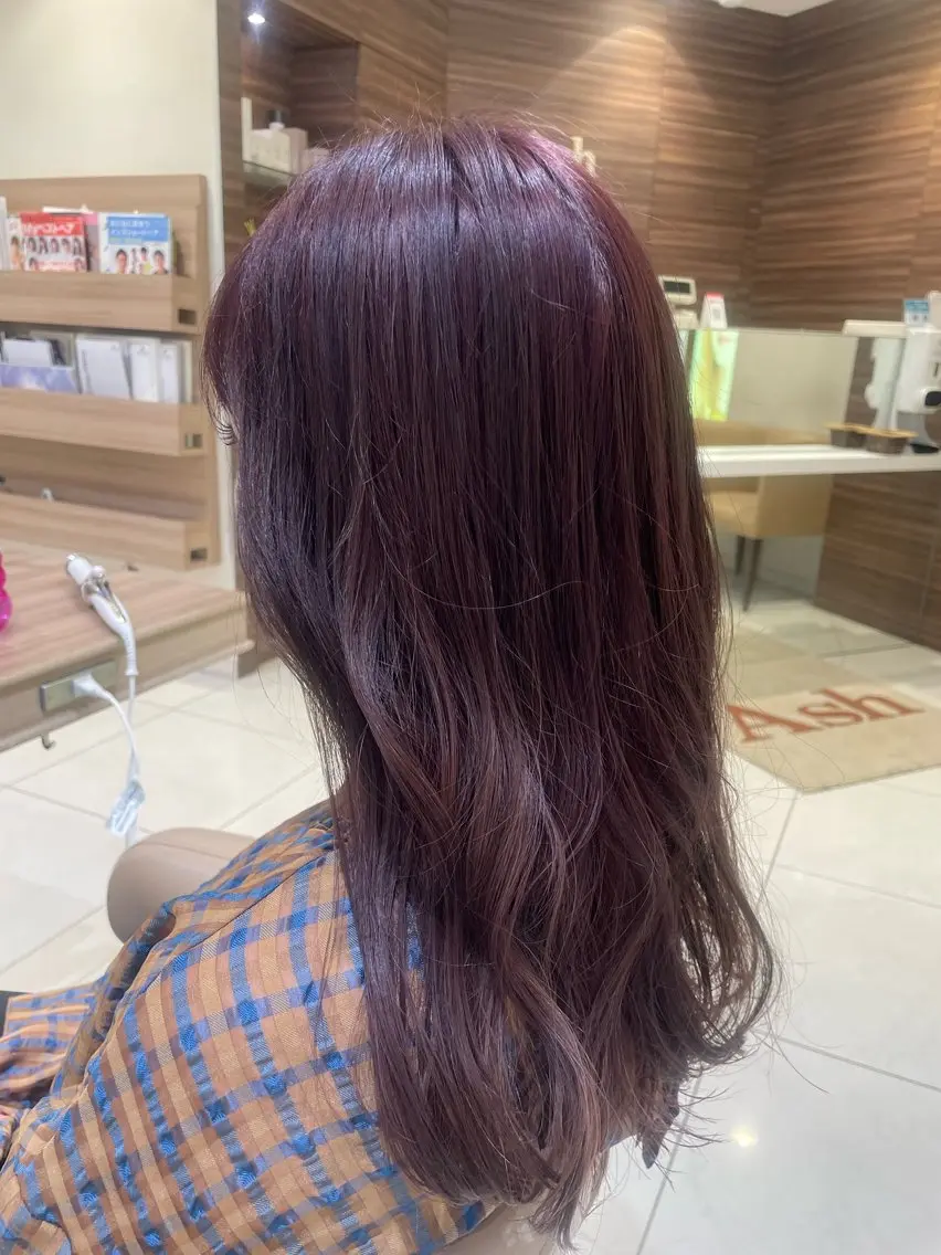 セミロング カラー ヘアアレンジ カット ヘアカラー トリートメント 韓国ヘアメイク🎀/ 縮毛矯正✨山本媛香のヘアスタイル