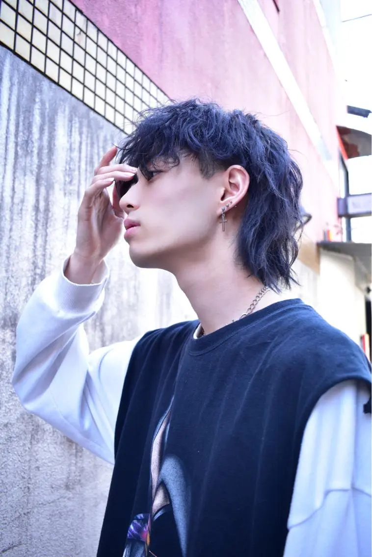 メンズカット＋ワンカラー＋髪質改善の写真