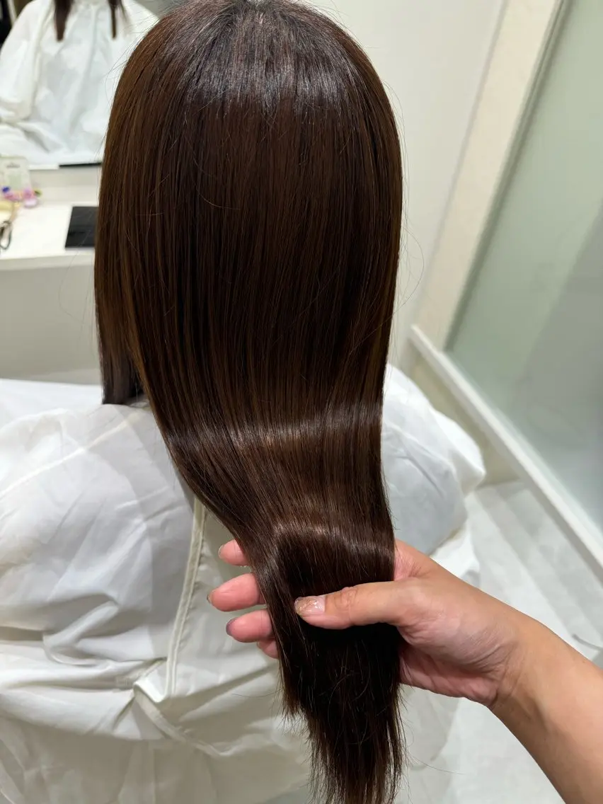 ロング カラー トリートメント 酸熱トリートメント カット トリートメント ボブ支持率NO1 🌈CHIKAのヘアスタイル