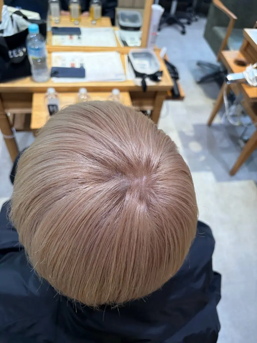 ショート カラー メンズ ヘアカラー トリートメント カラー🥣✨️/ デザインネイル/ミクのヘアスタイル