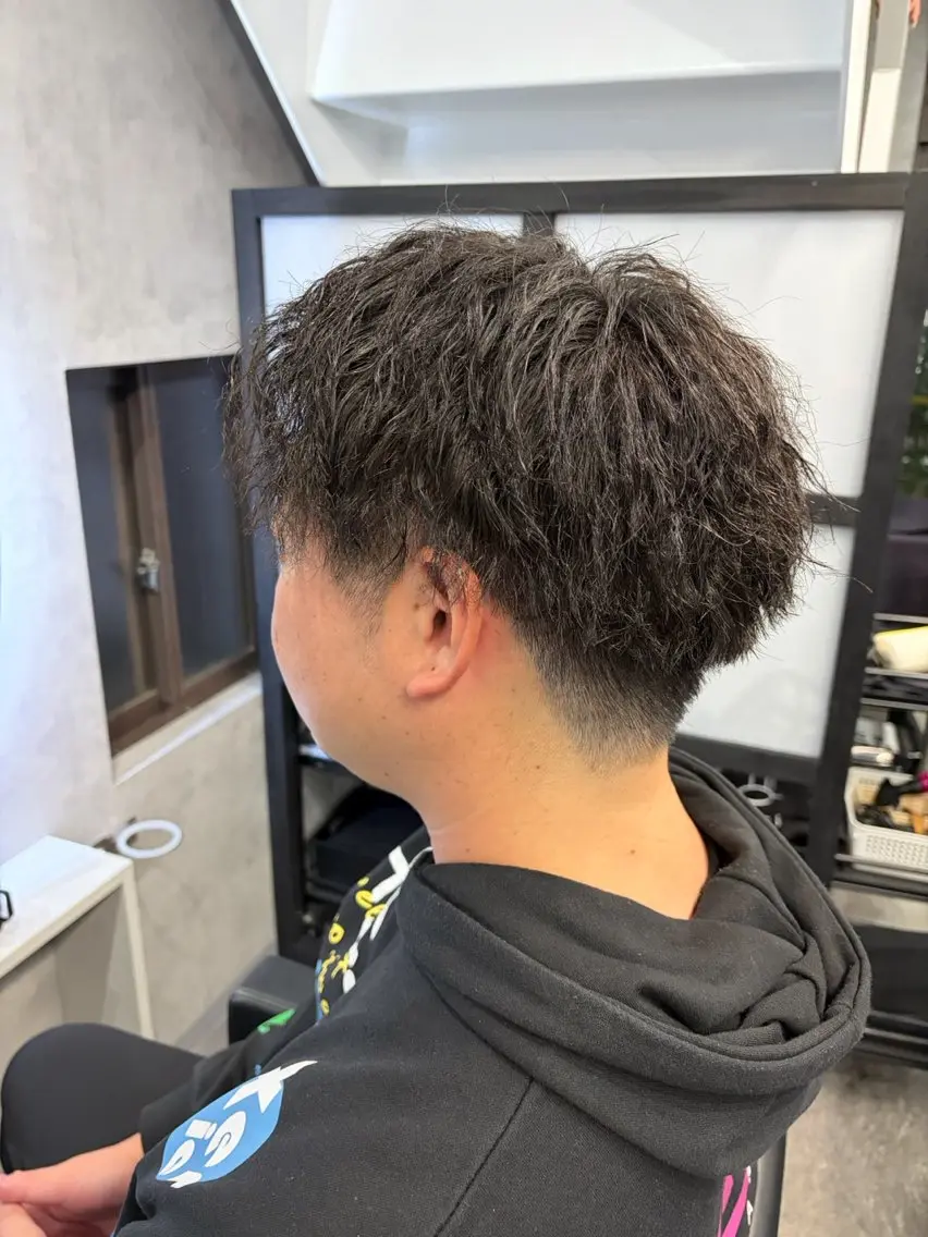 パーマ カット パーマ 德永 咲希のヘアスタイル
