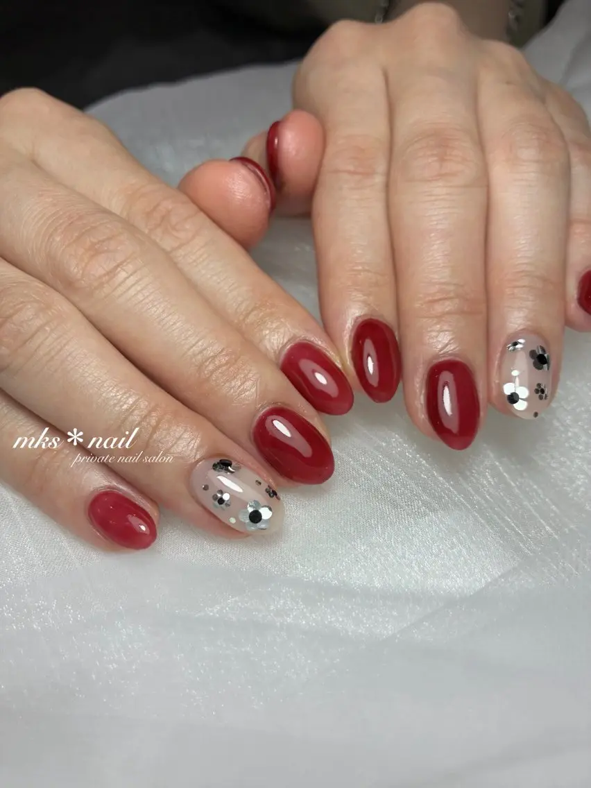 ネイル mks＊nail //  枚方長尾のネイルデザイン