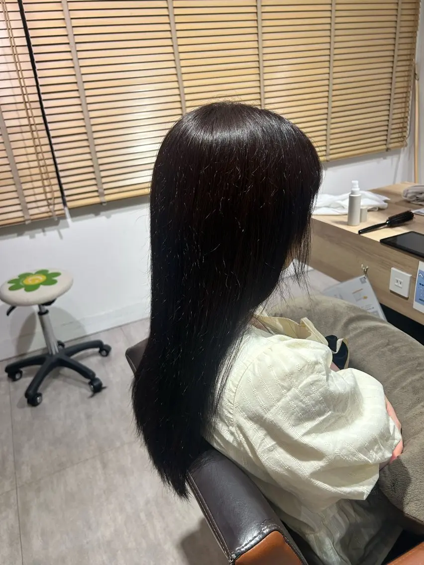 ロング カラー ヘアカラー トリートメント 小池 颯希のヘアスタイル