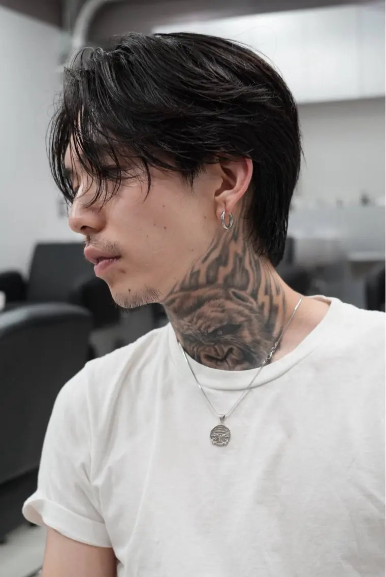 パーマ ヘアアレンジ メンズ ダウンパーマ メンズ韓国風 メンズパーマ ニュアンスパーマ カット パーマ ヘアセット (メンズ特化) AKIのヘアスタイル