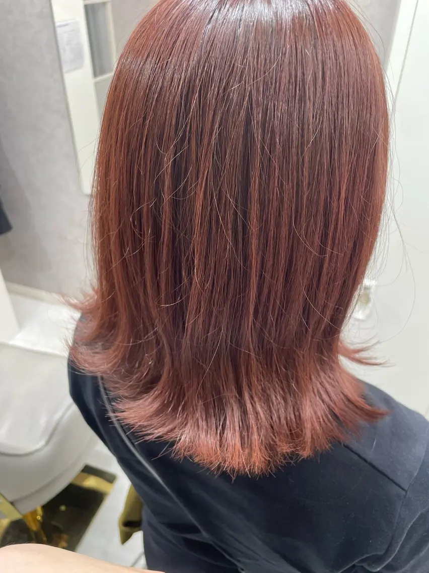 ミディアム カット ヘアカラー トリートメント 工藤 洸のヘアスタイル